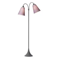 Fodgænger Gulvlampe grå m/lyng skærme