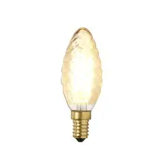 Nielsen Light Snoet Kertepære Gyldent glas 4W