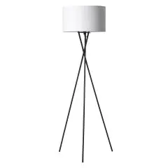 Nielsen Light Uptown Gulvlampe Sort med hvid stofskærm