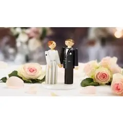 Kay Bojesen platform til brudeparret hvid