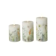 Da'core LED bloklyssæt 3-pak vild flora