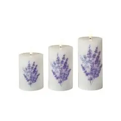 Da'core LED bloklyssæt 3-pak lavendel