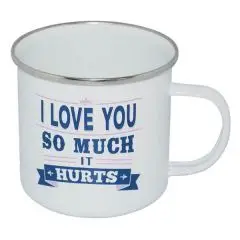 Retro Mug krus 40 cl I Love You So Much It Hurts