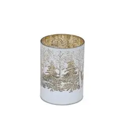 La Vida Lanterne med LED lys hvid lille