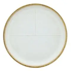 Bitz Tallerken med markering 23 cm Creme