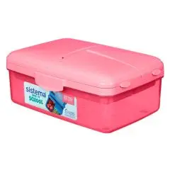 Sistema madkasse 1,5 L Slimline Quaddie BTS 2024 Koral Pink