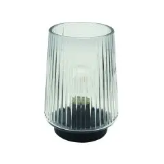 Olsen Home LED Glas lanterne med riller