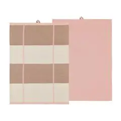 Södahl Blocks Viskestykke 50 x 70 cm 2 stk. Rose
