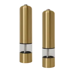 Conzept elektrisk kværnsæt guld