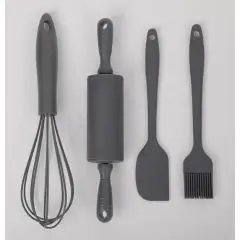 Conzept til børn 4 dele silikone grå