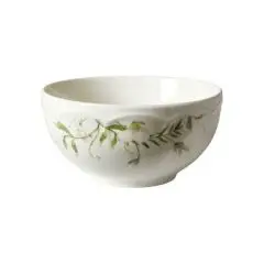 Da'core Skål Flora Ø14xH6,7 cm benporcelæn grøn