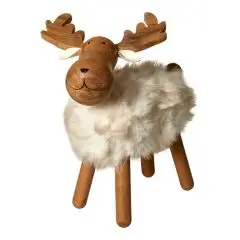 Da'core Figur Elg blød pels H26 cm