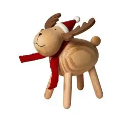 Da'core Figur Rensdyr med hue stor fyrretræ