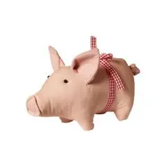 Da'core Julegris med sløjfe rosa