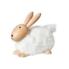 Da'core Kanin liggende H8 cm Hvid