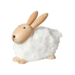 Da'core Kanin liggende H10,5 cm Hvid