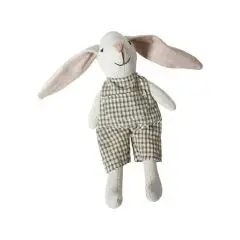 Da'core Kanin Siddende dreng 25 cm sand/grøn