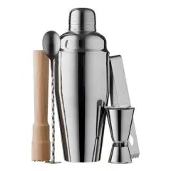 Funktion Barsæt 5 dele Bøg/Rustfrit stål