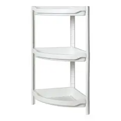 Da'core Hjørnereol 3 hylder hvid
