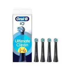 Oral-B Løse børstehoveder IO Ultimateclean 4-pak sort