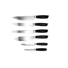 Damascus By Haws Laguiole knivsæt 6 dele - egetræ