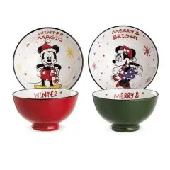 Disney  Mickey & Minnie Skåle 2-pak
