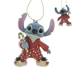 Disney Stich i julepyjamas ornament