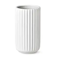 Lyngby vasen 15 cm hvid porcelæn