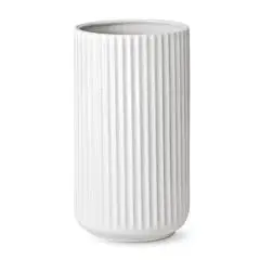 Lyngby vasen 25 cm hvid Porcelæn