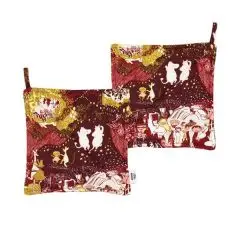 Moomin Arabia Festlige Øjeblikke Grydelapper 2-pak