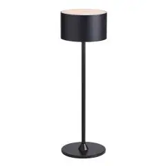Nielsen Light Bistro Genopladelig Bordlampe Sort