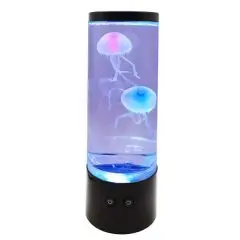 Jelly fish lampe til batteri inkl.. USB-ledning