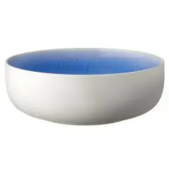 Salatskål North 25 cm Matte white/Shiny river