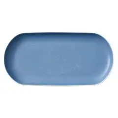 Serveringsfad North 38 x 19 cm Matte white/Matte river