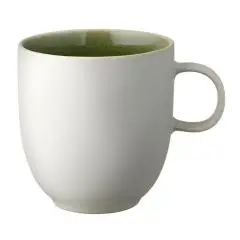 Krus North 33 cl Matte white/Shiny moss