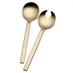 Salatbestik Storm 25 cm Honey Rustfrit stål