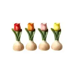 Dekorationsblomst tulipan assorterede farver 1 stk.
