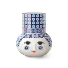 Bjørn Wiinblad Olga Vase H20 cm blå