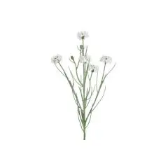 Kunstig blomst Kornblomst buket hvid