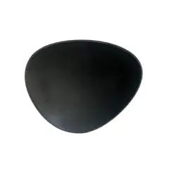 Da'Core Curve Dækkeserviet i kunstigt læder Sort 33x41 cm