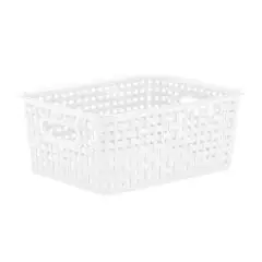 Fletkurv plast 5L Hvid
