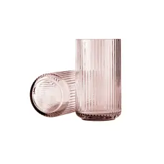 Lyngby mundblæst glasvase rød 25 cm