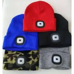 Hue med LED-lys 21,5x20,5x0,5 cm flere farver