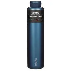 Sistema Stainless Steel drikkeflaske 600 ml mørke Blå
