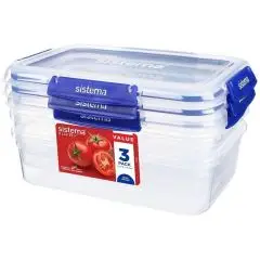 Sistema Rectangle Klip it Plus 3 pack 2,2L