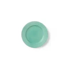 Lyngby Porcelæn Rhombe Colour frokosttallerken Ø21 cm aqua