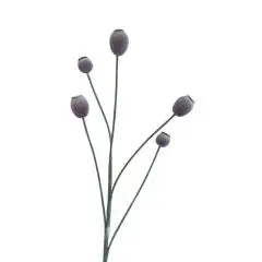 Kunstig blomst rosa 5 blomster