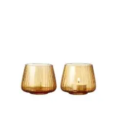 Bitz Kusintha Fyrfadsstage 7,5 cm 2 stk Amber