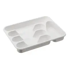 Bestikbakke 5 rum hvid