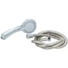 Brusehoved 8 cm 5 funktioner med 1,5 m metalslange